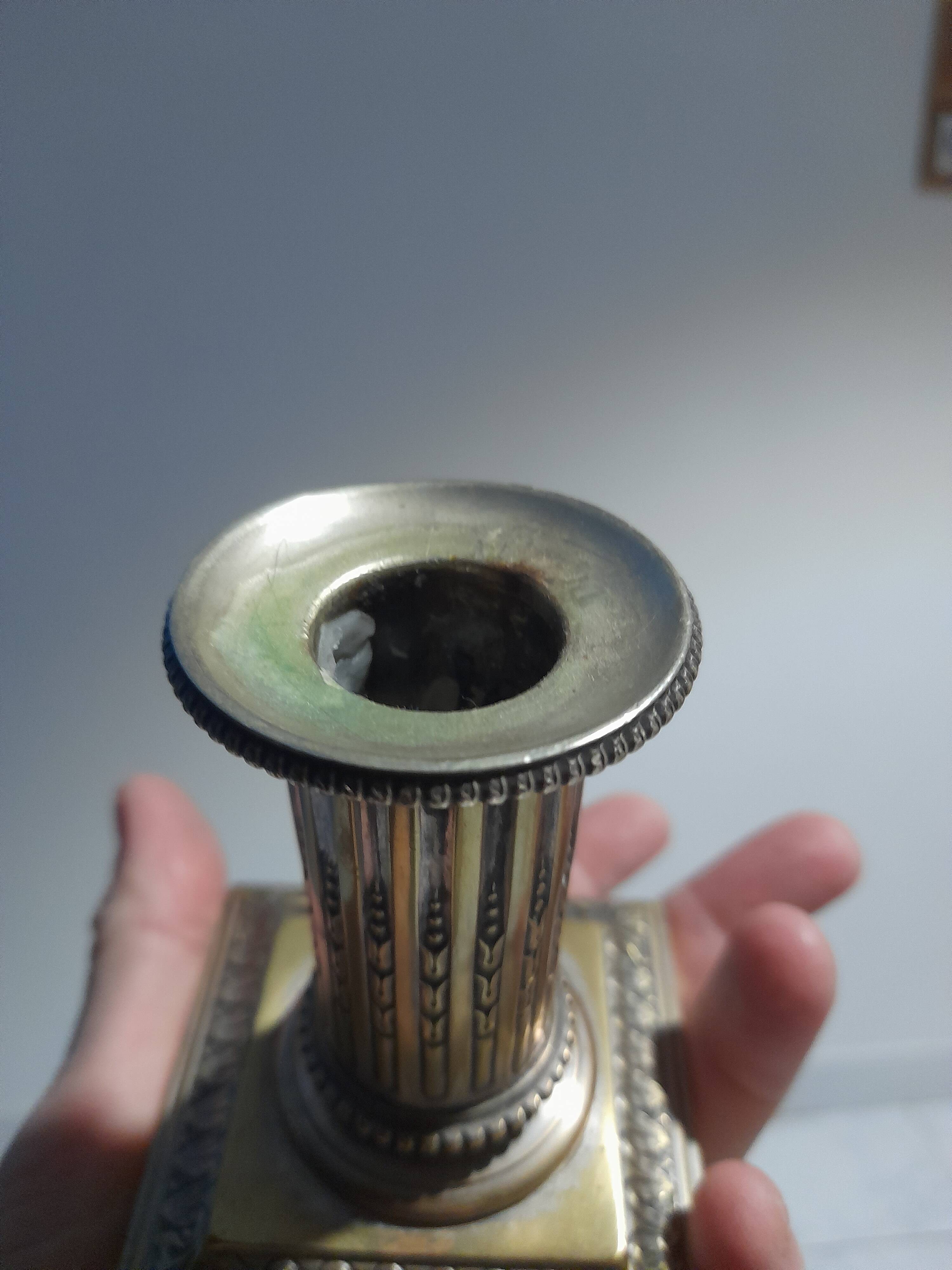 "Bourgeoise in the Louis XVI style, in silver-plated metal. Signed Cailard Bayard"