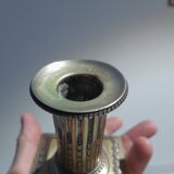 "Bourgeoise in the Louis XVI style, in silver-plated metal. Signed Cailard Bayard"