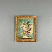 Oil on Canvas Painting Floral Still Life, London, 19th Century