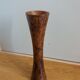 Diabolo vase in marbled lacquered wood Art Deco