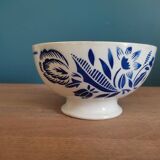 Digoin Badonviller porcelain bowl blue