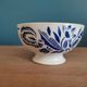 Bol en porcelaine Digoin Badonviller bleu
