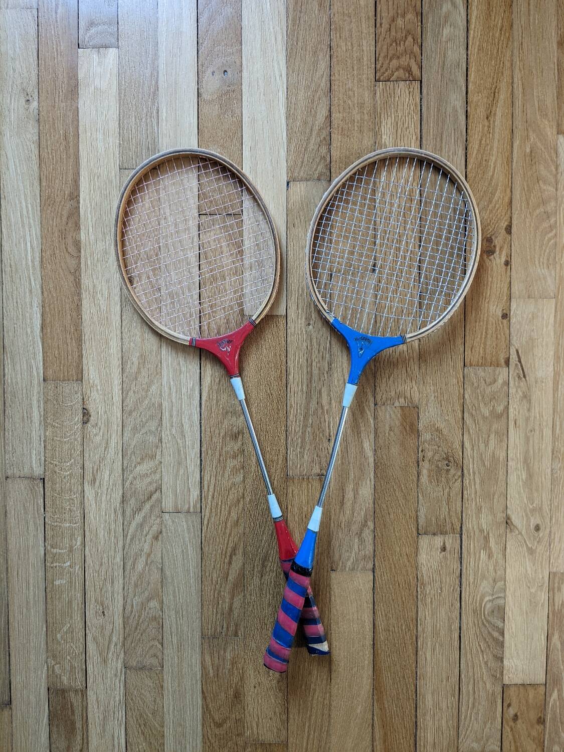 Vintage badminton rackets