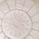 Pouf marocain en cuir Blanc