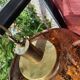 Globe Murano chandelier 70s vintage