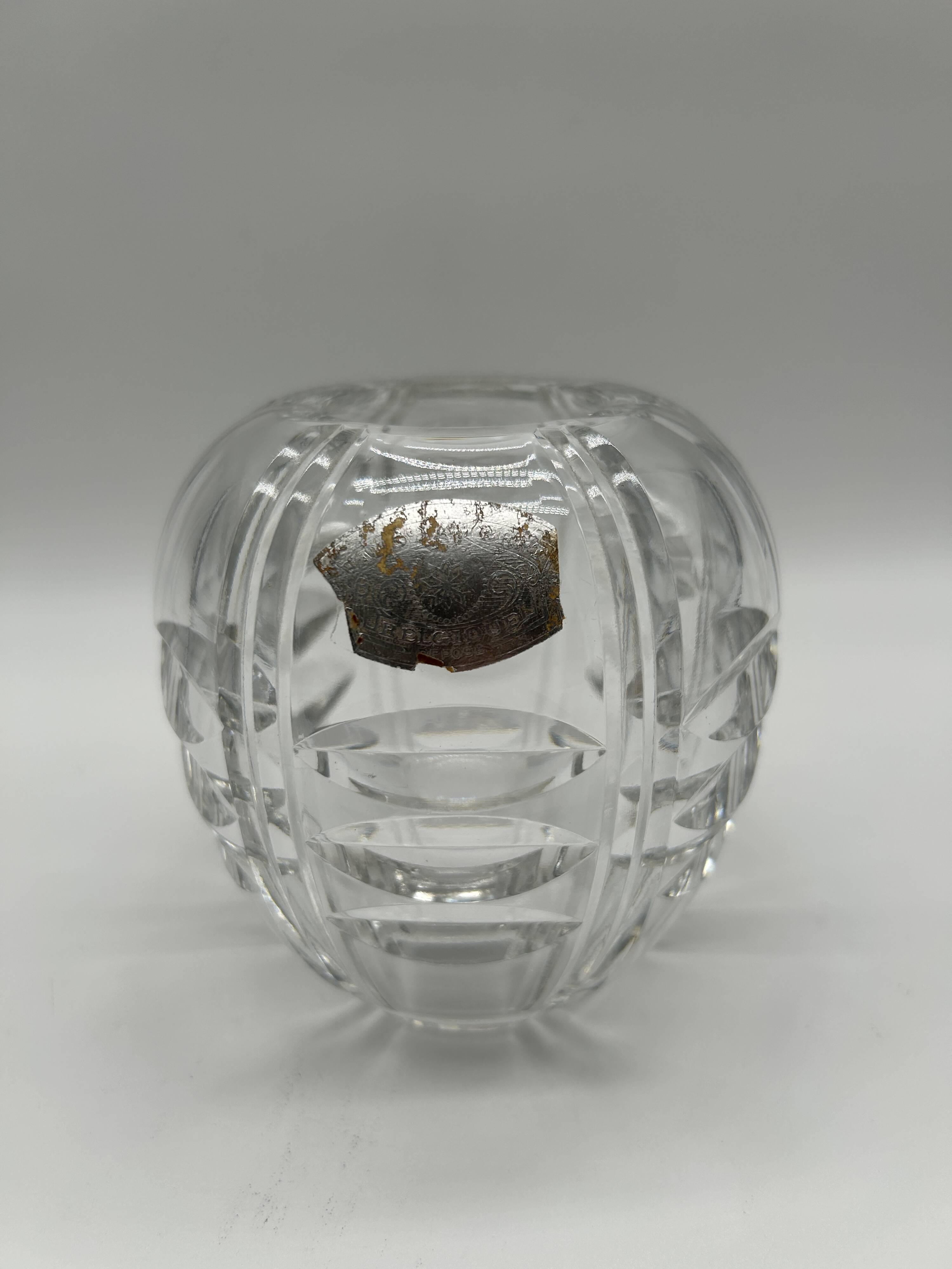 Val saint-lambert crystal vase "redex"