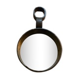 Round metal mirror