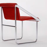 Czech tubular steel ladies armchair, 1960