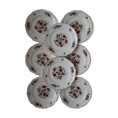 Lot 8 flat plates Sarreguemines Marly (2)