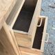 Bureau vintage 2 tiroirs 1950