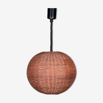 Suspension with rattan marrow rise and fall circa 1970