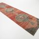 Red & Brown Vintage Persian Runner Rug, 81x317Cm