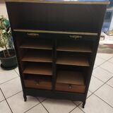 Vintage curtain filing cabinet