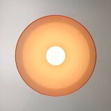 Mid-Century Orange Pendant Lamp from Guzzini, 1960s