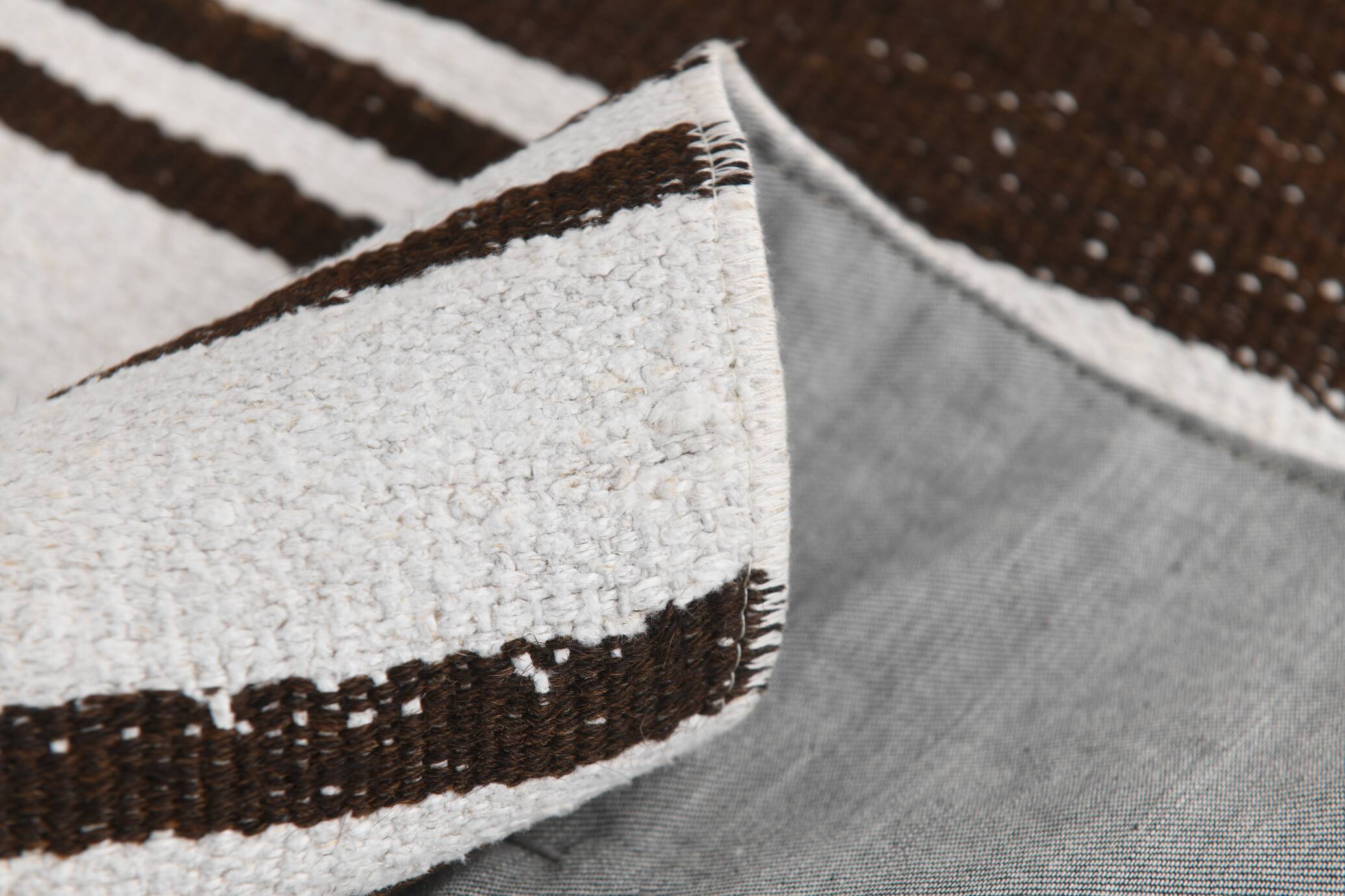 2x10 Modern Striped Turkish Kilim Runner Rug, 69x309Cm