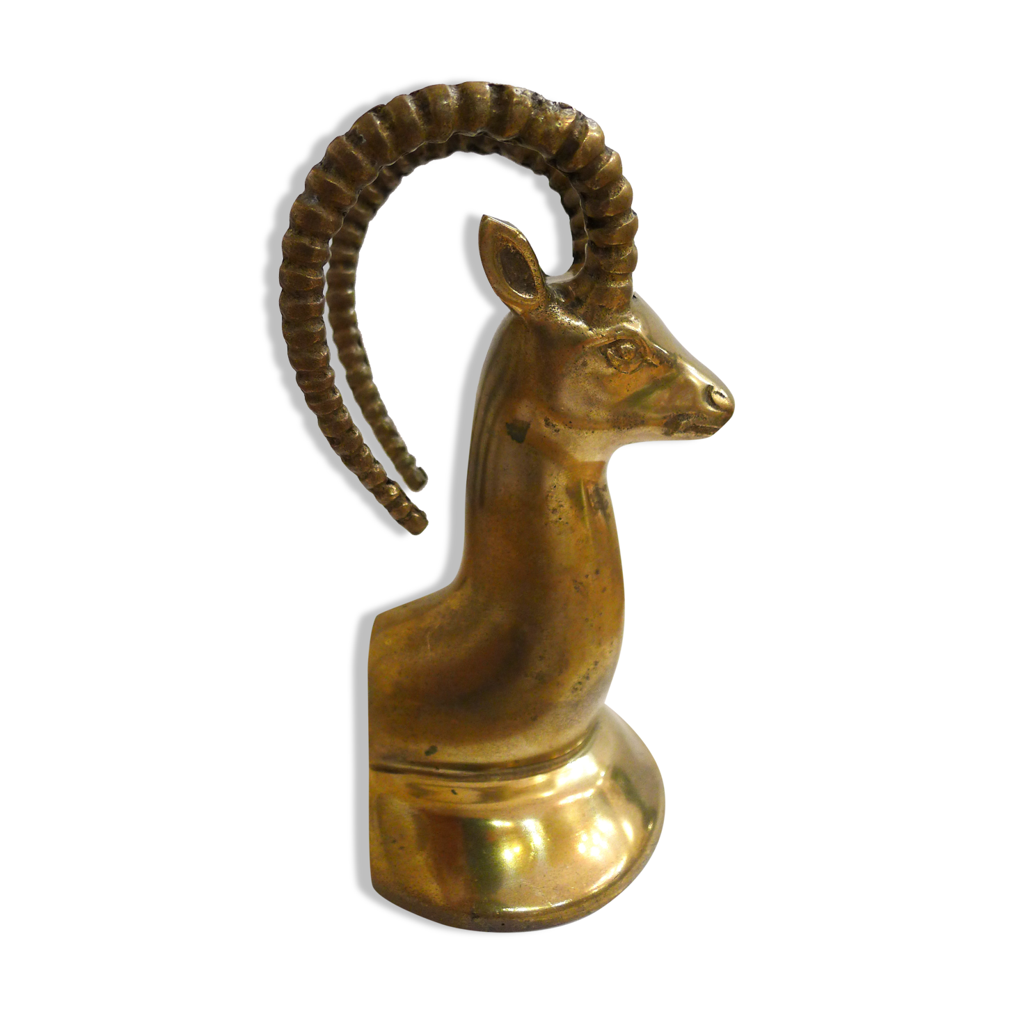 Book-ibex, solid brass, 1970'