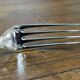 Series of 6 Christofle dessert forks model silver metal pearl