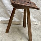 Tabouret art populaire brut