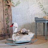 Beau cygne à bascule