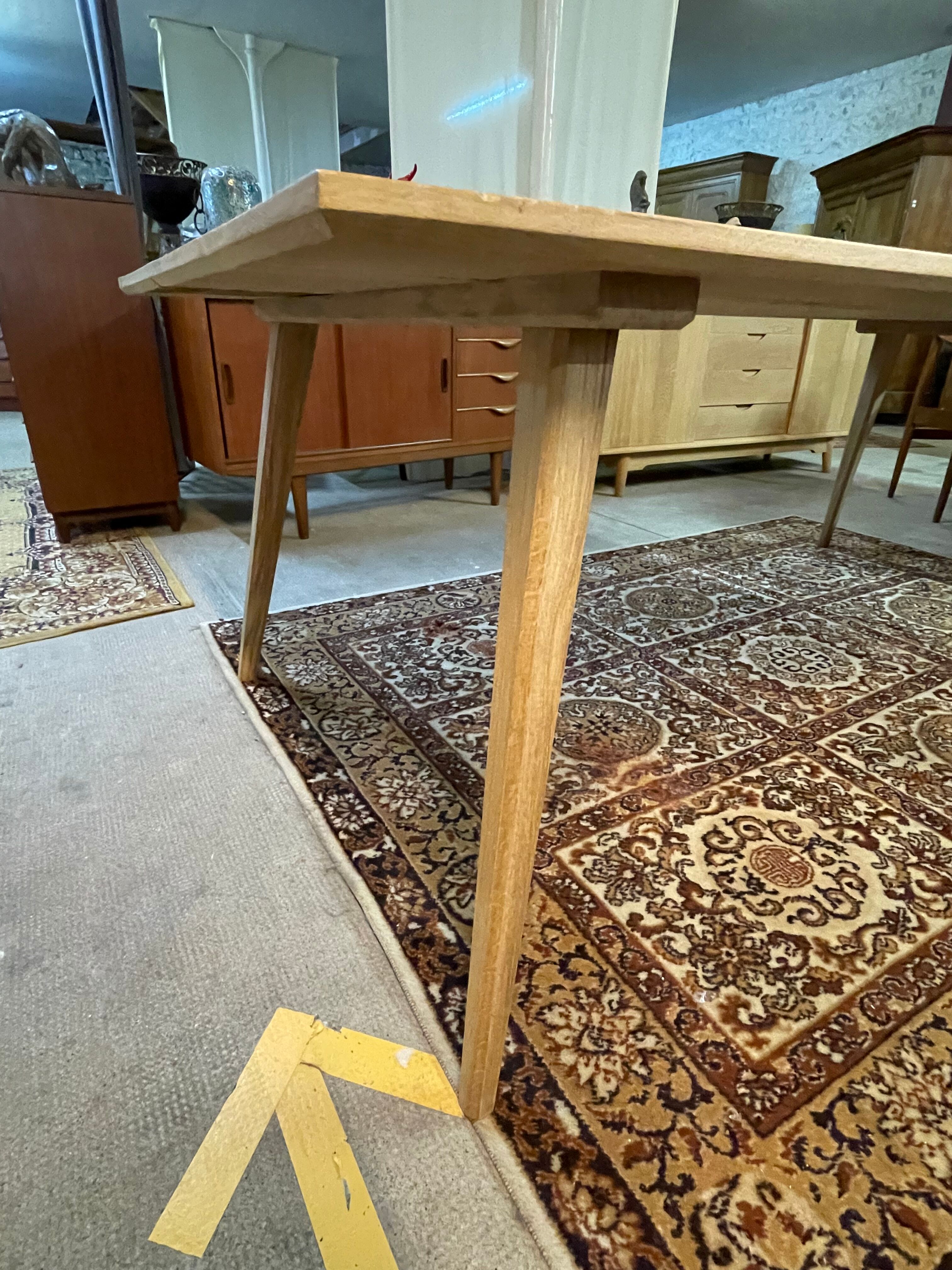 Vintage solid oak table