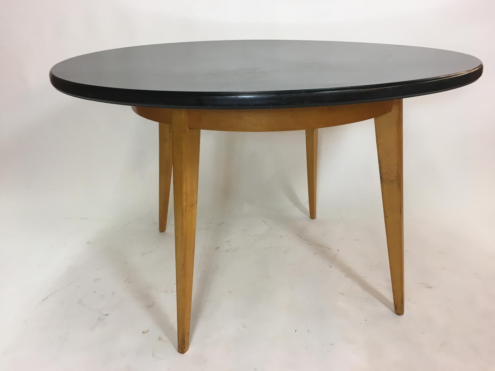 Table of dining in Birch by Cees Braakman for Pastoe 1950 s vintage