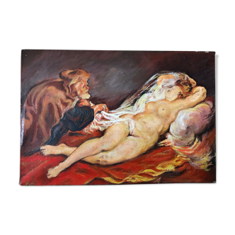 Peinture femme nue