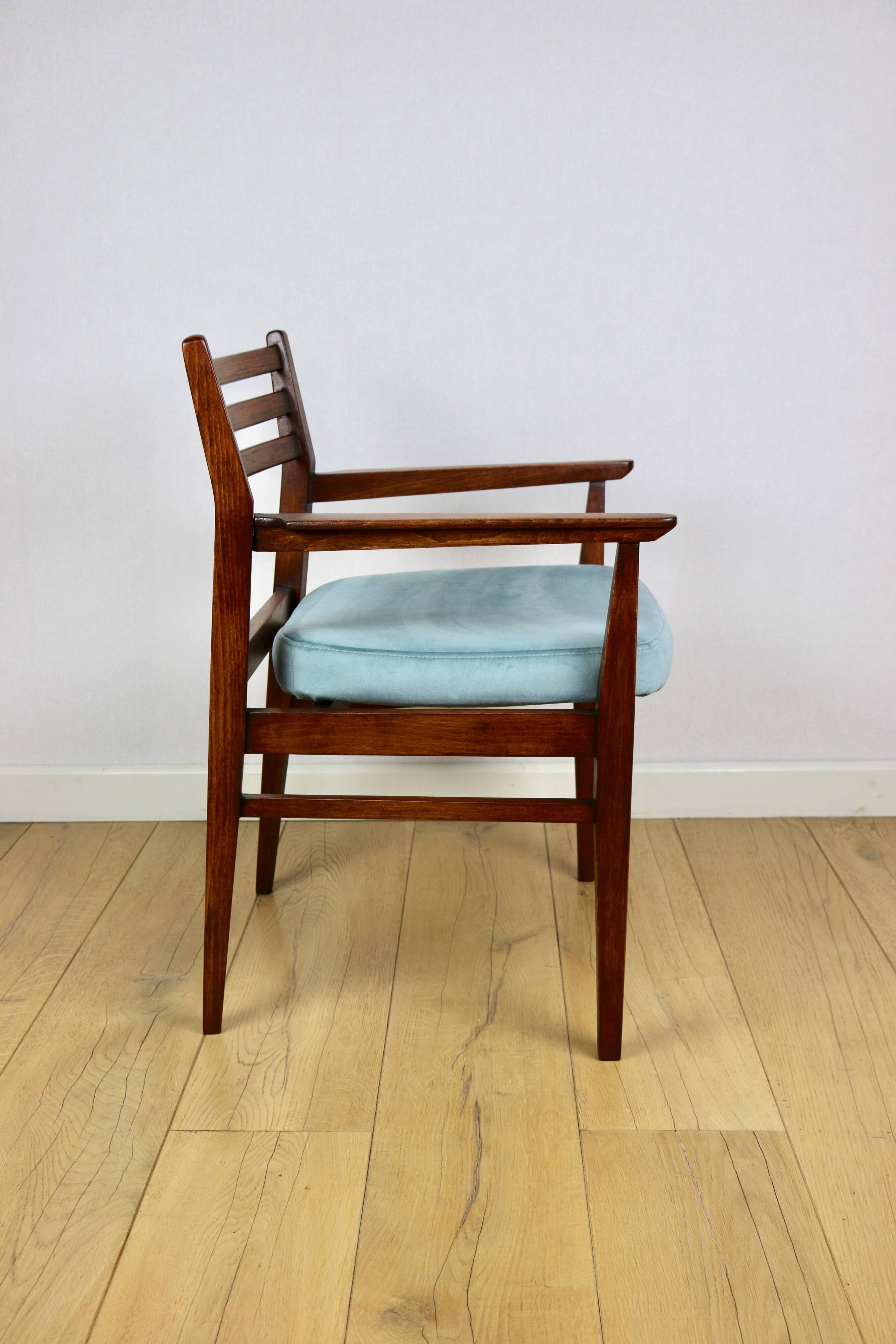 Office armchair vintage - sea turquoise