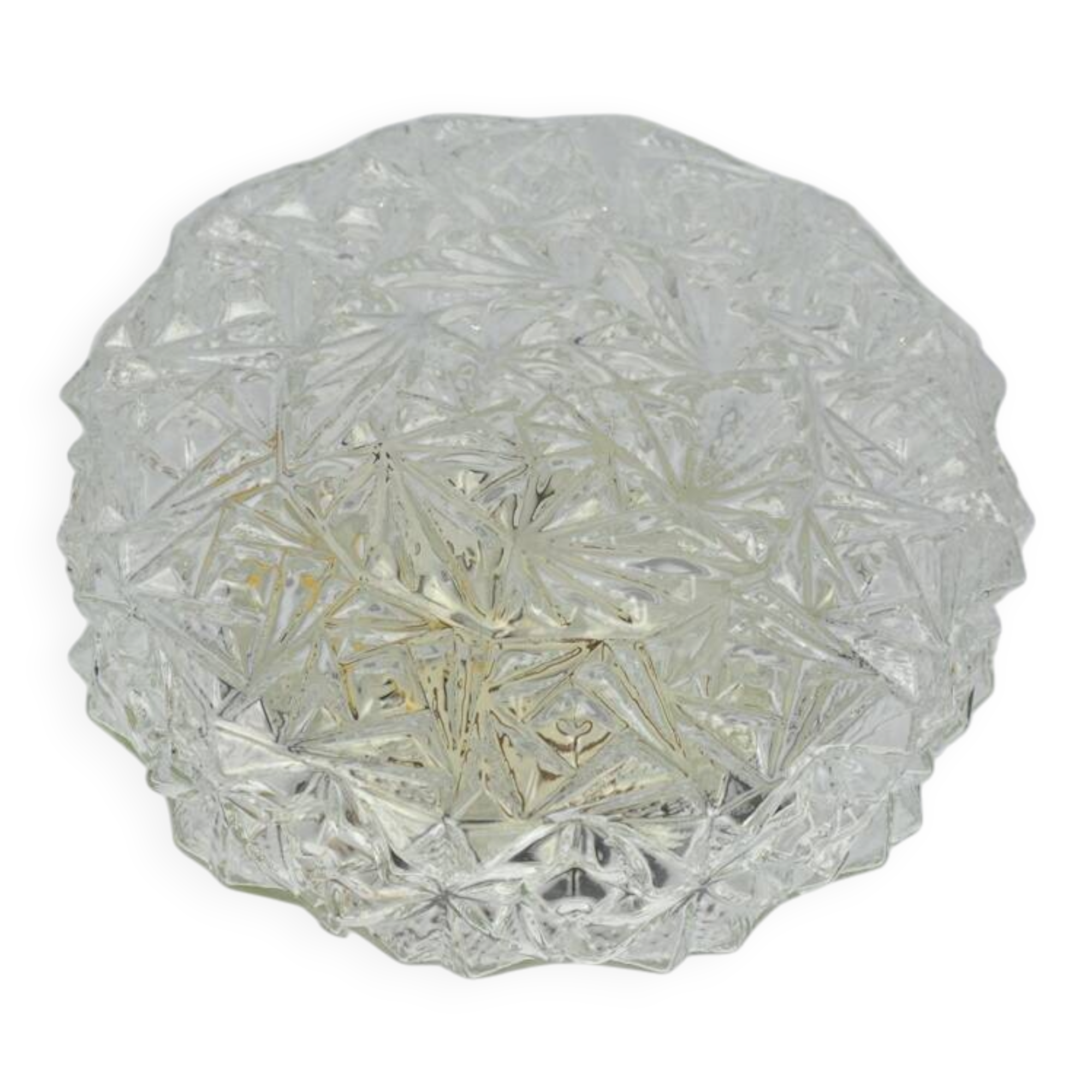 Plafonnier vintage en verre