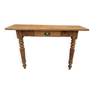 table console en bois