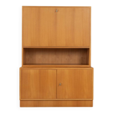 1960s two-piece secretary desk