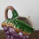 Pichet barbotine raisin