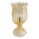 Archimede Seguso Handmade Murano Glass Table Lamp Gold Italian Art Deco 1980s