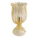Archimede Seguso Handmade Murano Glass Table Lamp Gold Italian Art Deco 1980s