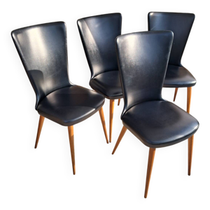 4 chaises style baumann