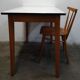 Vintage table and bar chair
