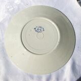 6 flat plates in Earthenware KG Lunéville livry model - D 21cm