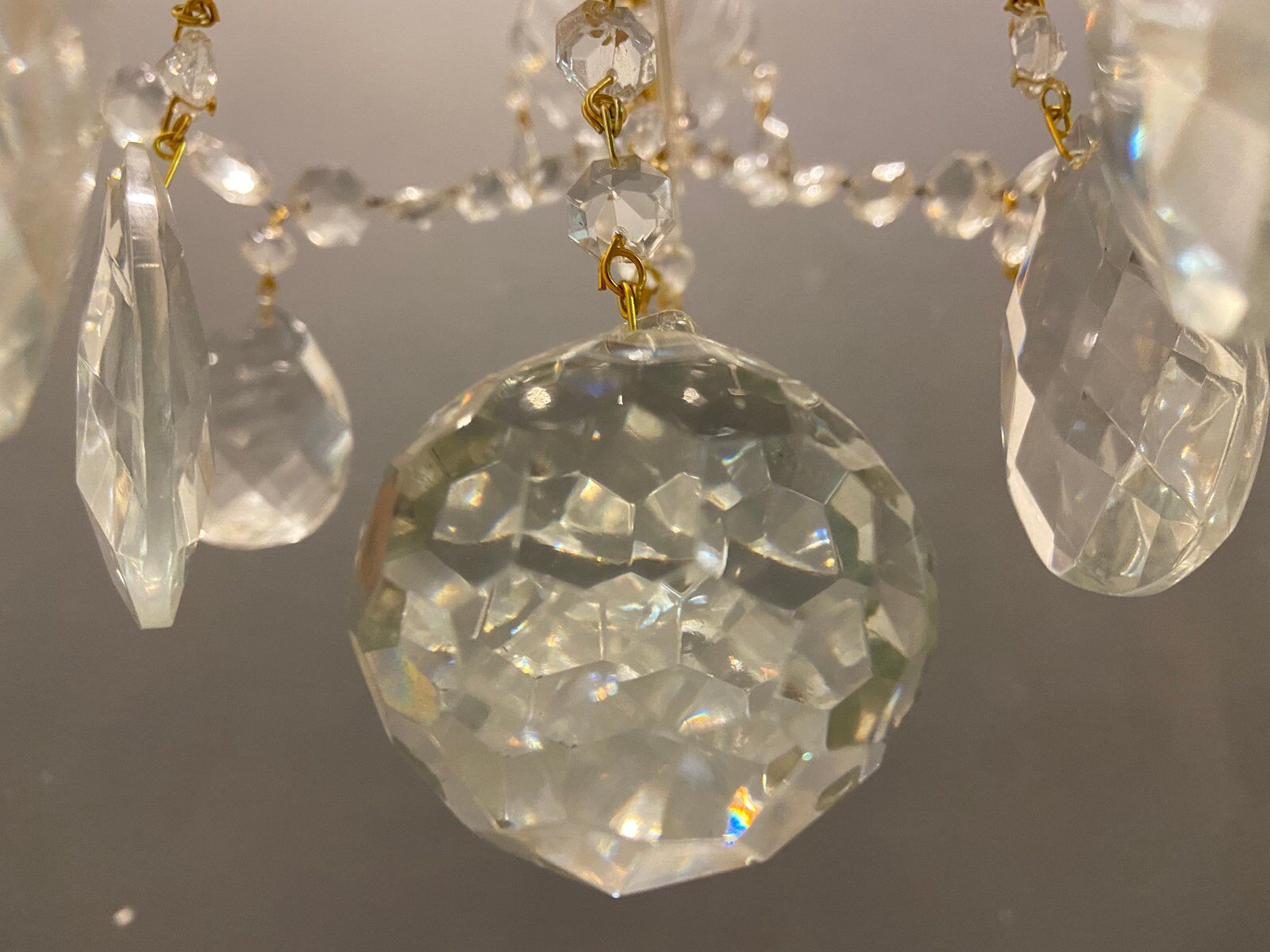 Vintage Italian Crystal Chandelier