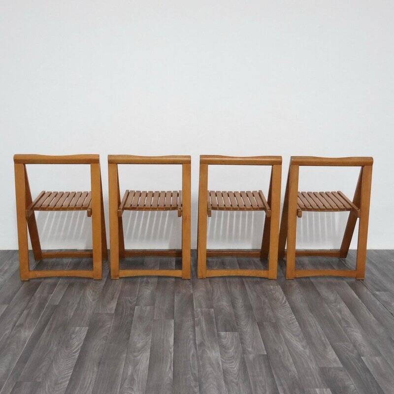 Trieste Chairs by Aldo Jacober for Alberto Bazzani, 1960s, Set of 4