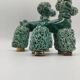 Lot of 2 royal poodles in 1960s spaghetti ceramic