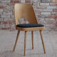 Set of 8 dining chairs by oswald haerdtl, reupholstered, midcentury