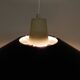 Rare black Combi Lamperne series pendant lamp by Per Iversen for Louis Poulsen