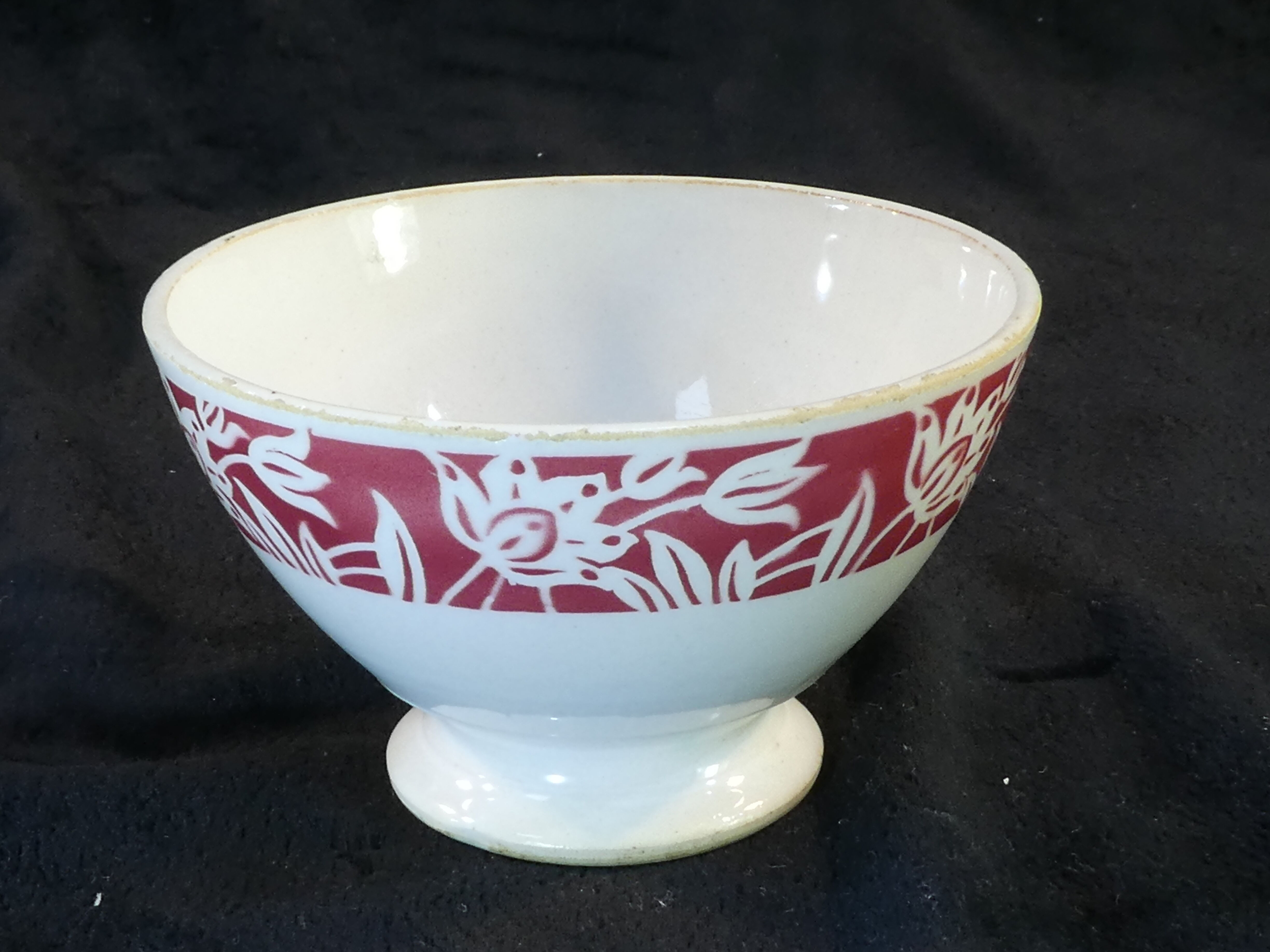 Bowl in faience k.g luneville