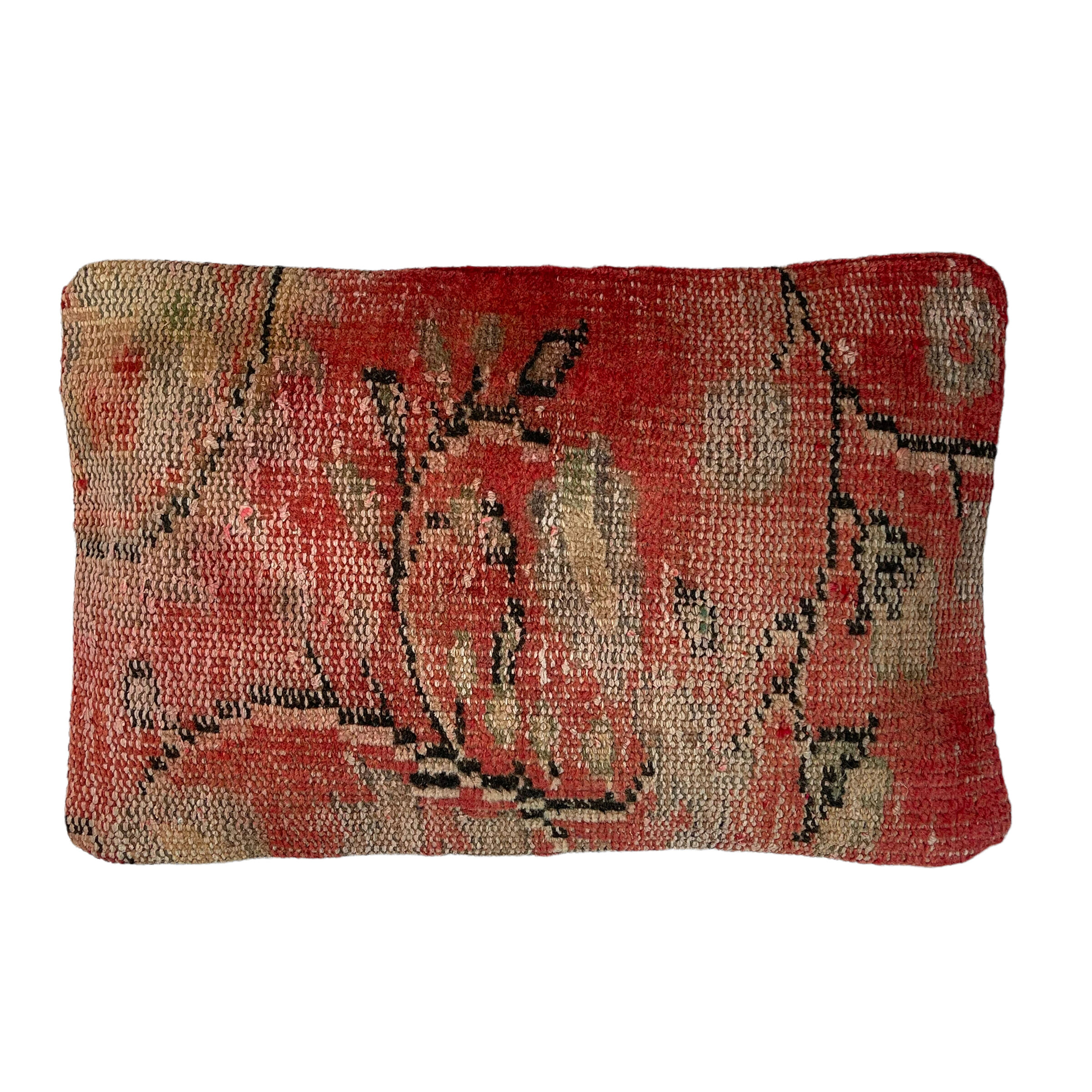 Vintage turkish handmade cushion cover , 30 x 50 cm