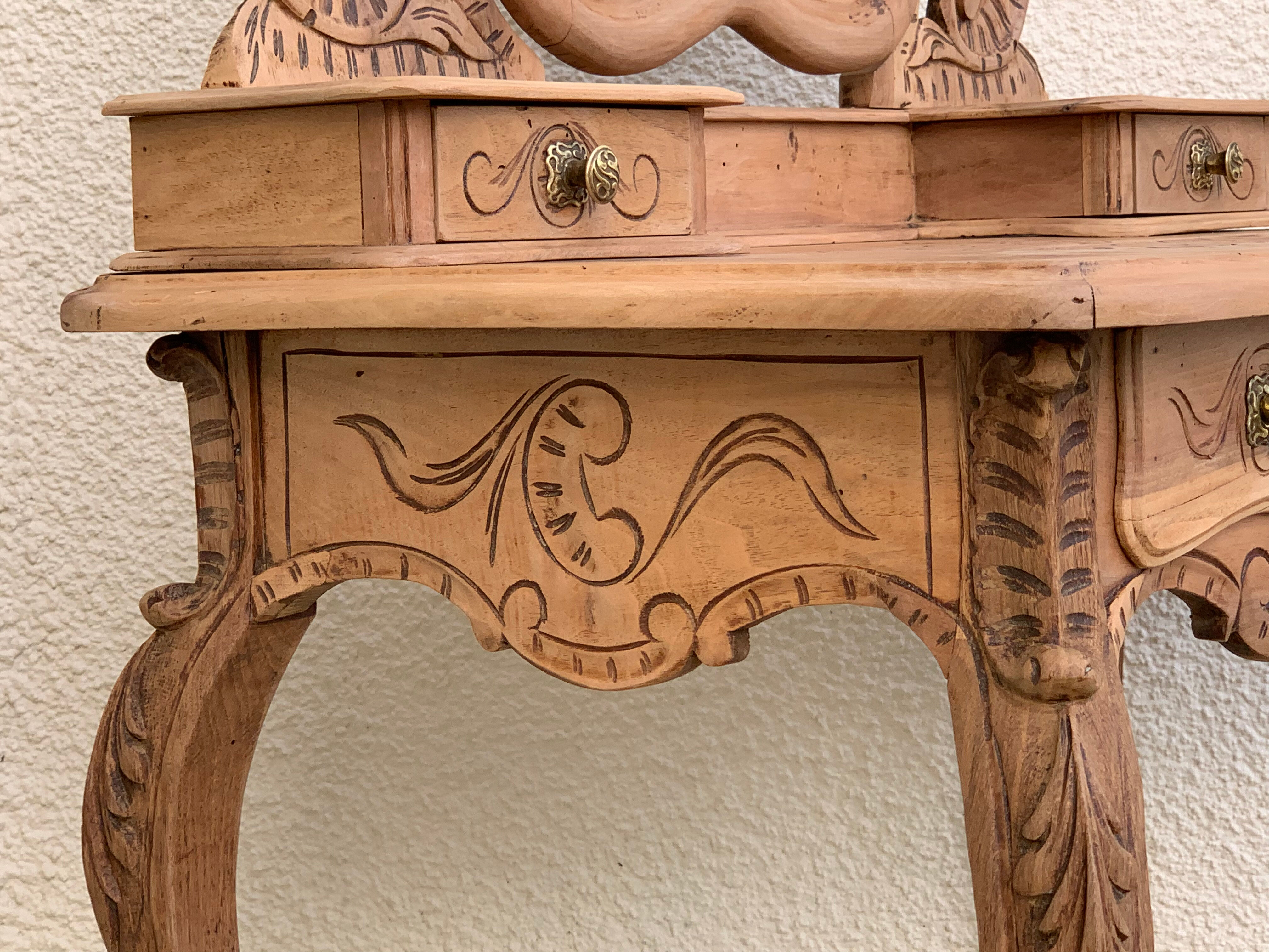 Dressing table raw wood 1900