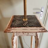 Old selette handcrafted floor lamp