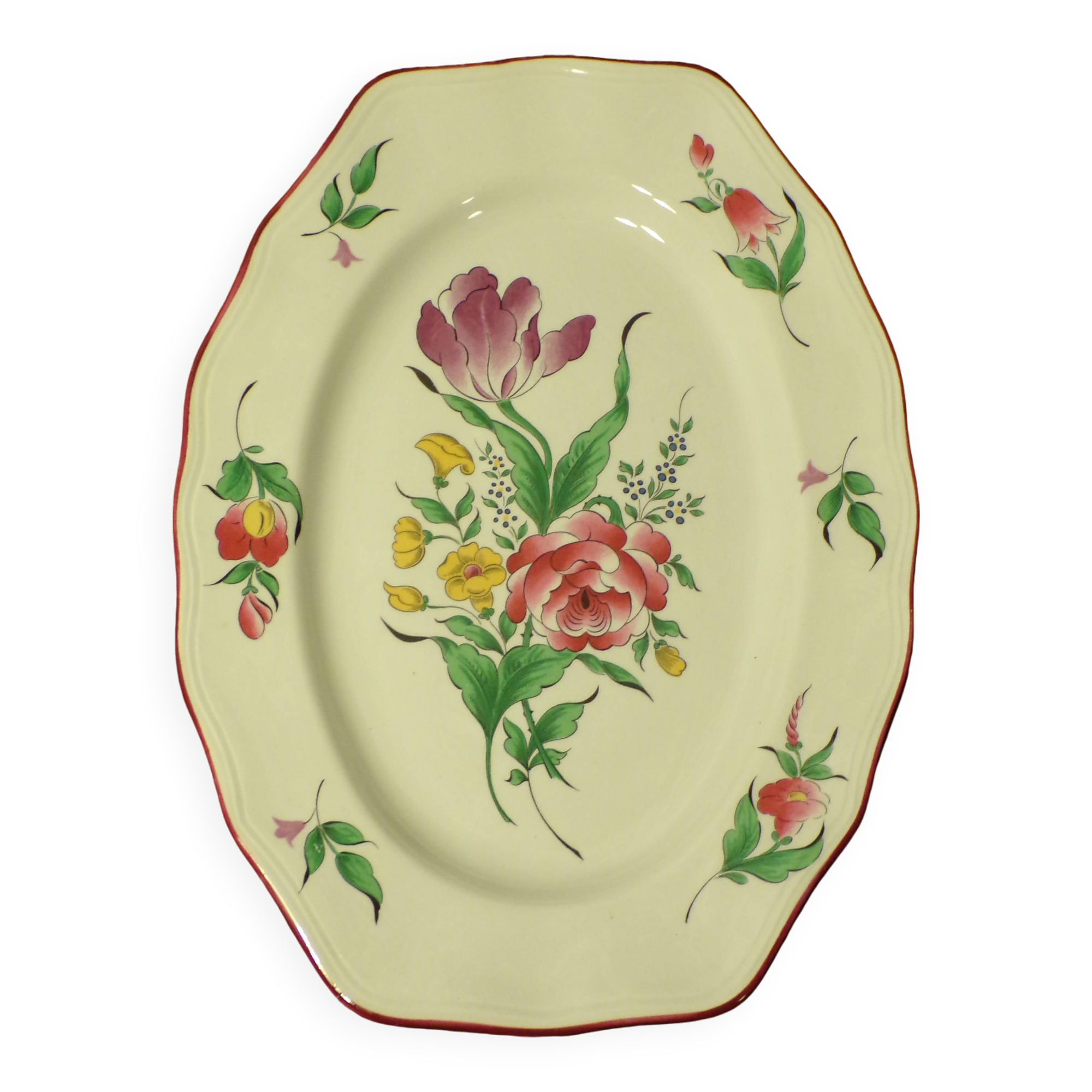 Lunéville Oval Lamp Dish 26x36cm