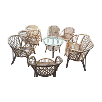 Rattan garden set
