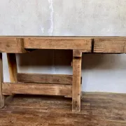 Old small carpenter's workbench from the 1920s.