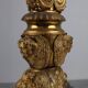 Large 18th century bronze and copper church candle holder, France