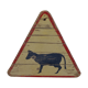 Panneau de signalisation sortie d'animaux